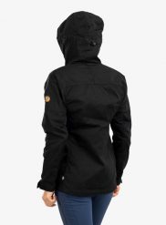 Kurtka trekkingowa damska Fjallraven Kaipak Jacket. Czarne kurtki damskie Fjällräven, l, bez wzorów, z bawełny, bez kaptura. Za 1,217.70 zł.