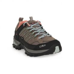 Buty trekkingowe damskie CMP Rigel Low. Brązowe obuwie trekkingowe damskie CMP, z materiału, bez zapięcia. Za 309.00 zł.