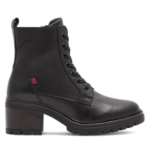 Trzewiki Lasocki. Czarne botki damskie Lasocki, bez obcasa, na słupku, bez zapięcia. Za 269.99 zł.