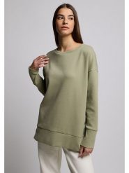ELBSAND Bluza "Josune" w kolorze szarobrązowym rozmiar: S. Brązowe bluzy damskie ELBSAND, s, bez wzorów, bez kaptura. Za 136.13 zł.