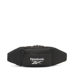 Nerka Reebok. Czarne nerki i saszetki damskie Reebok, bez wzorów. Za 39.99 zł.