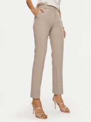 Marciano Guess Chinosy Celia 4BGB04 7046A Beżowy Regular Fit. Brązowe spodnie materiałowe damskie Marciano Guess, z aplikacjami, z syntetyku. Za 479.99 zł.