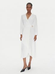 TWINSET Sukienka koktajlowa 251TP2420 Écru Loose Fit. Sukienki damskie Twinset, bez wzorów, z syntetyku, wizytowe, bez ramiączek. Za 1,209.00 zł.