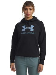 Under Armour Bluza polarowa w kolorze czarnym rozmiar: XL. Czarne bluzy damskie Under Armour, xl, bez wzorów, z polaru, bez kaptura. Za 135.17 zł.