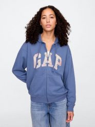 GAP Bluza w kolorze niebieskim rozmiar: M. Niebieskie bluzy damskie GAP, m, bez wzorów, bez kaptura. Za 140.53 zł.