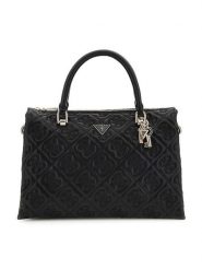 Guess Torebka w kolorze czarnym - 30 x 22 x 11 cm rozmiar: onesize. Czarne torebki klasyczne damskie Guess, z materiału, przez ramię, z tłoczeniem, bez dodatków. Za 434.99 zł.