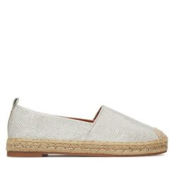 Espadryle DeeZee. Białe espadryle damskie DeeZee, bez wzorów, bez obcasa. Za 99.99 zł.