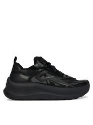 Calvin Klein Sneakersy Chunky Run Ckstripe Lup Tran Rip HW0HW03005 Czarny. Czarne obuwie sportowe damskie Calvin Klein, z materiału, bez zapięcia. Za 569.99 zł.