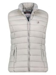 Geographical Norway Kamizelka pikowana "Vatikotal" w kolorze szarym rozmiar: L. Szare kamizelki damskie Geographical Norway, l, bez wzorów, bez kaptura. Za 159.95 zł.