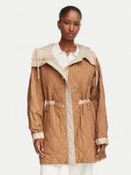 Weekend Max Mara Kurtka przejściowa Alcamo 2625496011 Beżowy Regular Fit. Brązowe kurtki damskie Weekend Max Mara, bez wzorów, z syntetyku, bez kaptura. Za 2,434.00 zł.