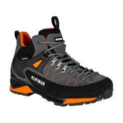 Buty trekkingowe dla dorosłych Alpinus The Ridge Mid Pro. Brązowe obuwie trekkingowe damskie Alpinus, bez zapięcia. Za 699.00 zł.