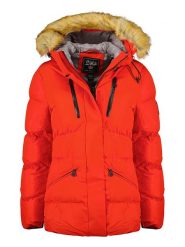 Canadian Peak Parka w kolorze czerwonym rozmiar: XXL. Czerwone parki damskie Canadian Peak, xxl, bez kaptura. Za 233.33 zł.