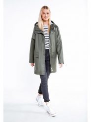 Schmuddelwedda Parka przeciwdeszczowa w kolorze szarym rozmiar: XL/XXL. Szare parki damskie Schmuddelwedda, s, bez kaptura. Za 245.96 zł.