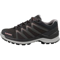 Buty trekkingowe damskie Lowa Innox Pro Low Gtx. Czerwone obuwie trekkingowe damskie Lowa, z materiału, bez zapięcia. Za 823.45 zł.