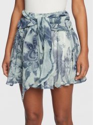 Guess Spódnica trapezowa W3RD46 WDW52 Zielony Regular Fit. Zielone spódnice damskie Guess, l, z aplikacjami, z syntetyku. Za 239.99 zł.