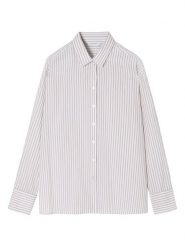 TATUUM Koszula "Naya" w kolorze jasnoróżowo-kremowym rozmiar: 40. Brązowe koszule damskie TATUUM, bez wzorów, z bawełny, bez kołnierzyka, bez ramiączek. Za 122.45 zł.