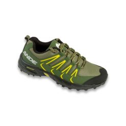 Buty Outdoor Ande New Tour Evo Dorośli. Zielone obuwie trekkingowe damskie Ande, z nylonu, bez zapięcia. Za 251.99 zł.