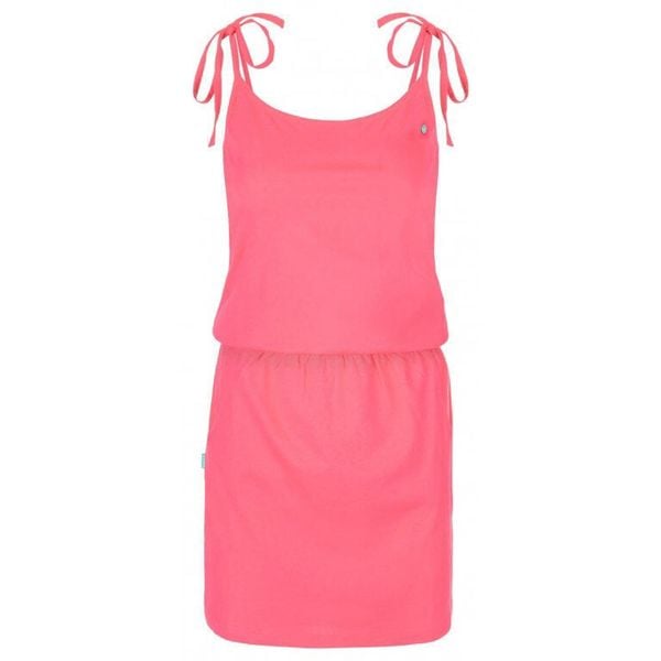 Sukienka letnia Loap Beverly damska M — 100% bawełna. Fioletowe sukienki damskie ZONE PERFECT, bez wzorów, z bawełny, sportowe, bez ramiączek. Za 129.99 zł.