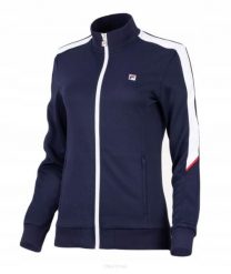 Bluza tenisowa Fila Jacket Manuela. Niebieskie bluzy damskie Fila, xl, bez wzorów, z dresówki, bez kaptura. Za 226.99 zł.