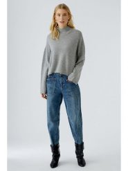 Oui Wełniany golf w kolorze szarym rozmiar: 42. Szare golfy damskie Oui, bez wzorów, z kaszmiru, bez ramiączek. Za 305.29 zł.