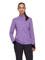 Mammut Kurtka polarowa "Taiss Light ML" w kolorze fioletowym rozmiar: S. Różowe kurtki damskie Mammut, s, bez wzorów, z materiału, bez kaptura. Za 429.95 zł.