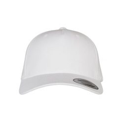 Zakrzywiona czapka snapback Flexfit Yp Classics Premium 5. Białe czapki z daszkiem damskie FLEXFIT, bez wzorów, z wełny. Za 67.65 zł.