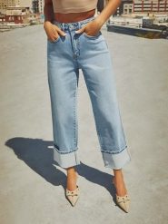 Tazga Dżinsy - Comfort fit - w kolorze błękitnym rozmiar: 38. Niebieskie jeansy damskie Tazga, z podwyższonym stanem. Za 197.17 zł.