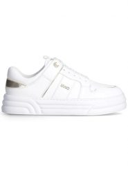 Liu Jo Skórzane sneakersy w kolorze białym rozmiar: 36. Białe obuwie sportowe damskie Liu Jo, bez zapięcia. Za 232.78 zł.