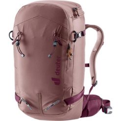 Plecak damski Deuter Freerider Pro 30+10 SL - ashrose/cassis. Czerwone plecaki Deuter, bez wzorów. Za 818.99 zł.
