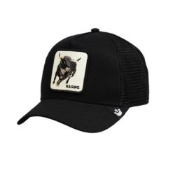 Czapka z daszkiem Goorin Bros. Road Rage Trucker 101-0211-BLK. Czarne czapki z daszkiem damskie Goorin Bros, bez wzorów. Za 198.00 zł.
