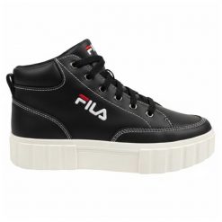 Trampki Damskie Skóra Sandblast. Czarne trampki damskie Fila, bez wzorów, z koronki, bez zapięcia. Za 344.00 zł.
