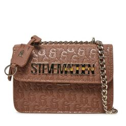 Torebka Steve Madden. Brązowe torebki wieczorowe damskie Steve Madden, bez wzorów, bez dodatków. Za 339.99 zł.
