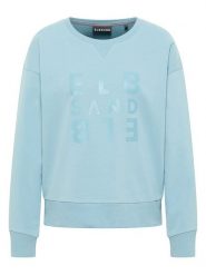 ELBSAND Bluza "Yula" w kolorze błękitnym rozmiar: M. Niebieskie bluzy damskie ELBSAND, m, bez wzorów, z bawełny, bez kaptura. Za 217.53 zł.