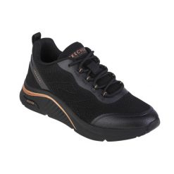 Buty sportowe Sneakersy damskie, Skechers Arch Fit S-Miles - Sonrisas. Czarne obuwie sportowe casual damskie Skechers, trekkingowe. Za 389.99 zł.