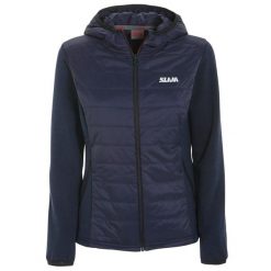 Bluza Polarowa Slam Act Ws Hybrydowa Damskie. Niebieskie bluzy damskie SLAM, l, bez wzorów, z materiału, z kapturem. Za 697.99 zł.