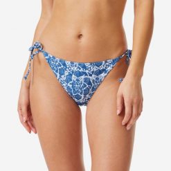 Dół kostiumu kąpielowego damski Roxy Tie Side. Białe bikini Roxy, bez wzorów, z tkaniny. Za 129.99 zł.