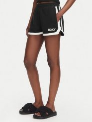 Roxy Szorty sportowe Essential Energy ERJFB03441 Czarny Regular Fit. Czarne spodenki sportowe damskie Roxy, l, bez wzorów, z bawełny. Za 199.99 zł.