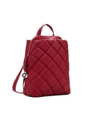Desigual Plecak 25SAKP54 Czerwony. Czerwone plecaki Desigual, bez wzorów, ze skóry. Za 169.99 zł.
