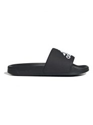 Adidas Klapki "Adilette Shower" w kolorze czarnym rozmiar: 38. Czarne klapki damskie Adidas, bez wzorów, z otwartym noskiem, bez obcasa, bez zapięcia. Za 79.45 zł.