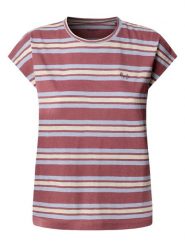 Pepe Jeans Koszulka "Charlot" w kolorze bordowym rozmiar: M. Czerwone bluzki damskie Pepe Jeans, m, bez wzorów, z bawełny, bez kołnierzyka, bez ramiączek. Za 104.95 zł.