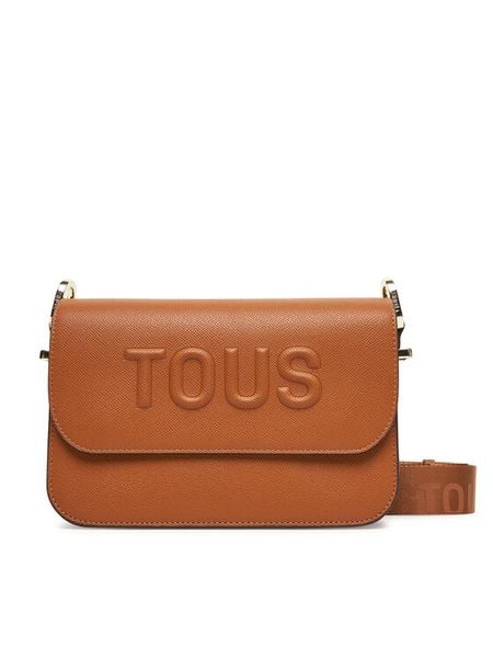 TOUS Torebka Brenda 2002106546 Brązowy. Brązowe listonoszki damskie tous, bez wzorów, ze skóry, bez dodatków. Za 789.99 zł.