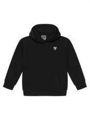 Guess Bluza J6GQ10 KF712 Czarny Relaxed Fit. Czarne bluzy dziewczęce Guess, z aplikacjami, z syntetyku, bez ramiączek, bez kaptura. Za 324.99 zł.