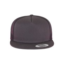 Czapka Flexfit Classique Trucker. Brązowe czapki z daszkiem damskie FLEXFIT, bez wzorów. Za 86.50 zł.