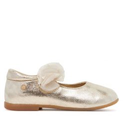 Baleriny Naturino. Żółte baleriny dziewczęce Naturino, bez wzorów, bez obcasa, bez zapięcia. Za 359.99 zł.