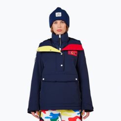 Kurtka narciarska damska Rossignol JCC Valthor. Niebieskie kurtki damskie Rossignol, l, bez wzorów, z materiału, bez kaptura. Za 2,999.00 zł.
