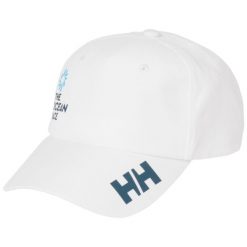 Czapka z daszkiem Helly Hansen The Ocean Race 2.0. Białe czapki z daszkiem damskie Helly Hansen, bez wzorów. Za 184.00 zł.