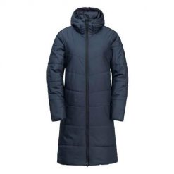 Kurtka uniwersalna damska Jack Wolfskin 12075011010. Niebieskie kurtki damskie Jack Wolfskin, na zimę, m, bez wzorów, z materiału, z kapturem. Za 666.00 zł.