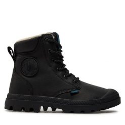 Trapery Palladium. Czarne trapery damskie Palladium, bez zapięcia. Za 569.99 zł.