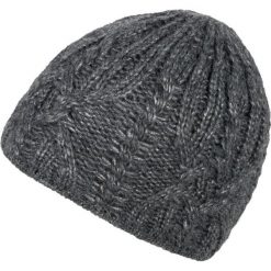 Czapka damska szara PAOLO PERUZZI A-03-GR. Szare czapki damskie PAOLO PERUZZI, na zimę, bez wzorów, z materiału. Za 49.99 zł.