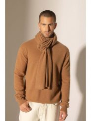 Perfect Cashmere Kaszmirowy szal "Kelly" w kolorze jasnobrązowym - 200 x 30 cm rozmiar: onesize. Brązowe szaliki damskie Perfect Cashmere, bez wzorów, z kaszmiru. Za 252.99 zł.